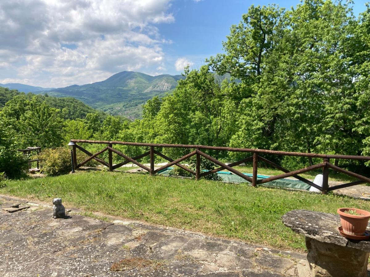Casa In Sasso Con Piscina Villa Vernasca Bagian luar foto
